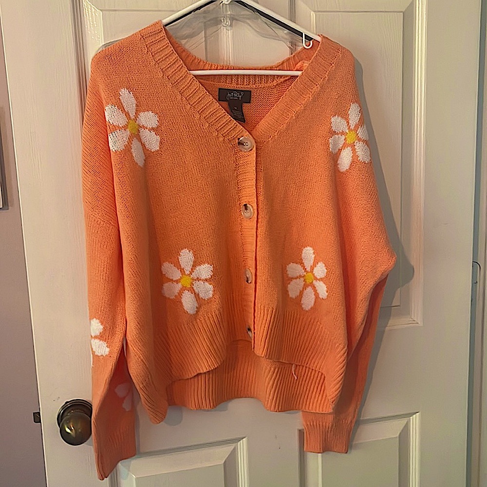 just polly flower print cardigan